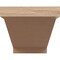 Ekena Millwork 8"W x 16"D x 8"H Wide Burlington Rough Cedar Woodgrain TimberThane Corbel, Primed Tan CORUR08X16X08BURRCPR - alternate 2
